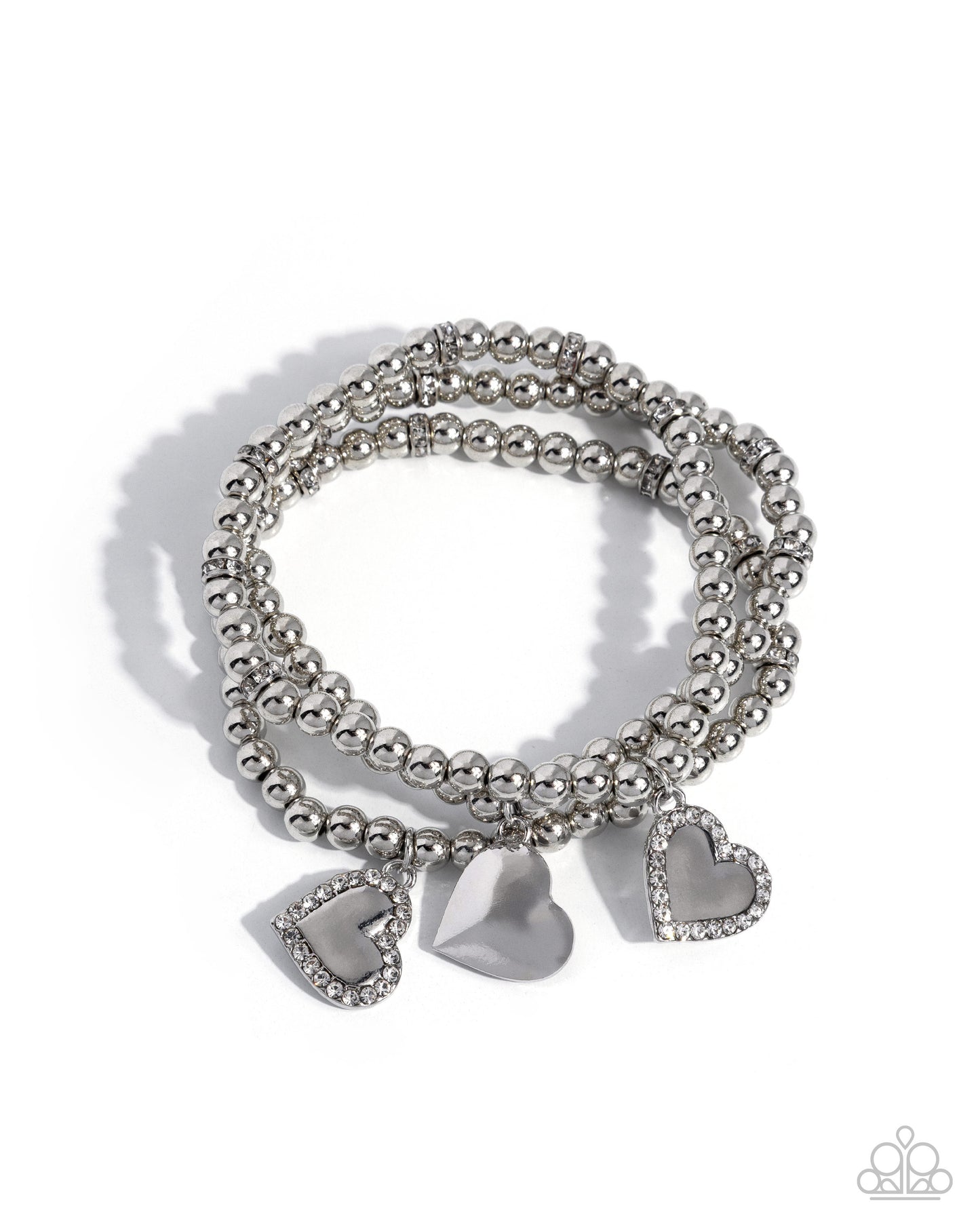 Adoring Fan - white - Paparazzi bracelet