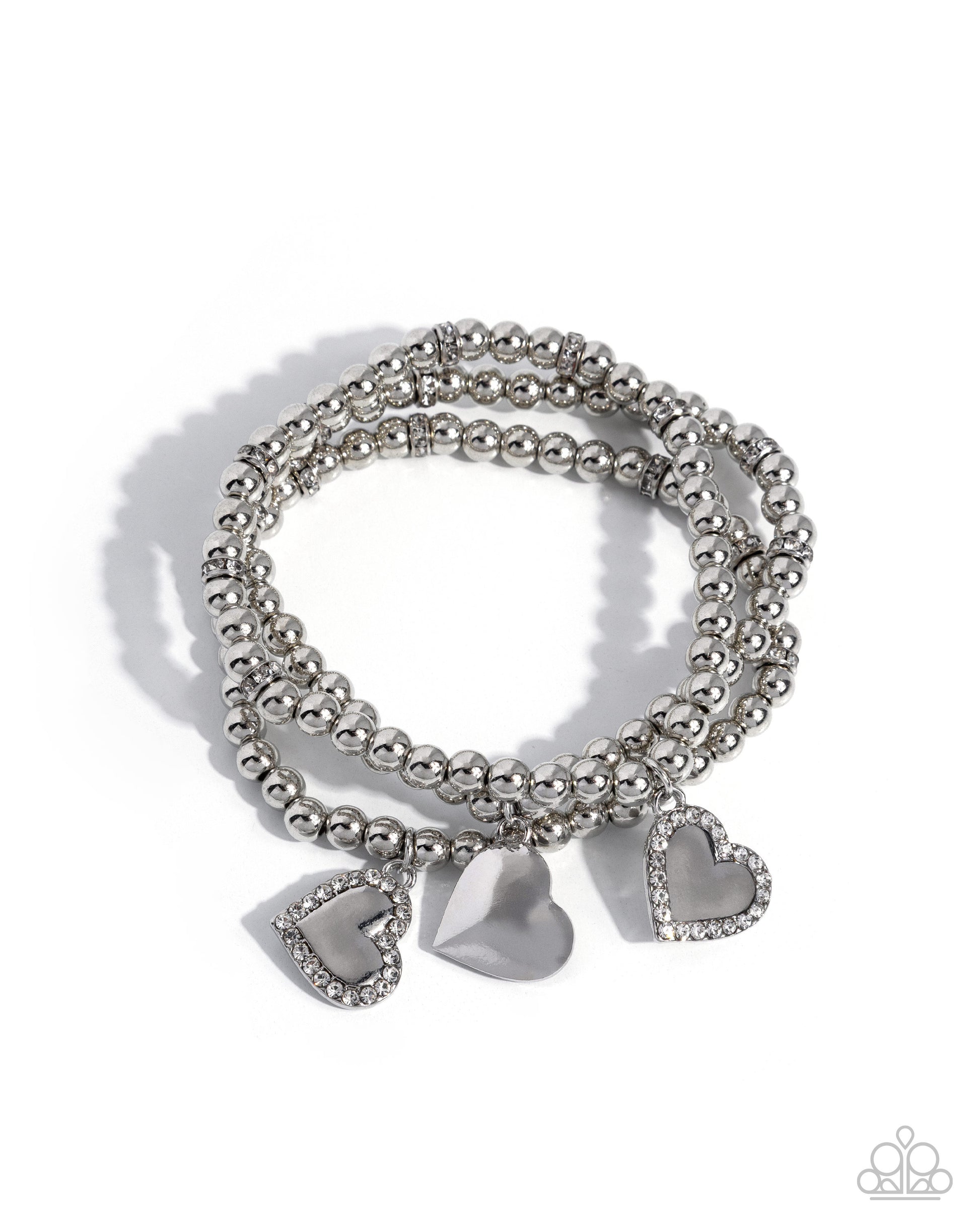 Adoring Fan - white - Paparazzi bracelet