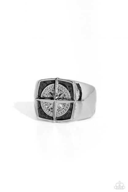 Adventure is Waiting - silver - Paparazzi MENS ring