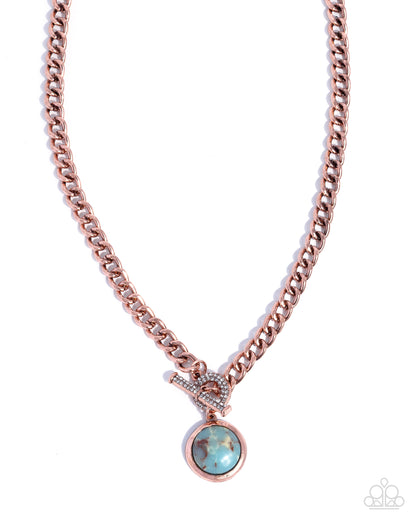 Adventurously Adorned - copper - Paparazzi necklace