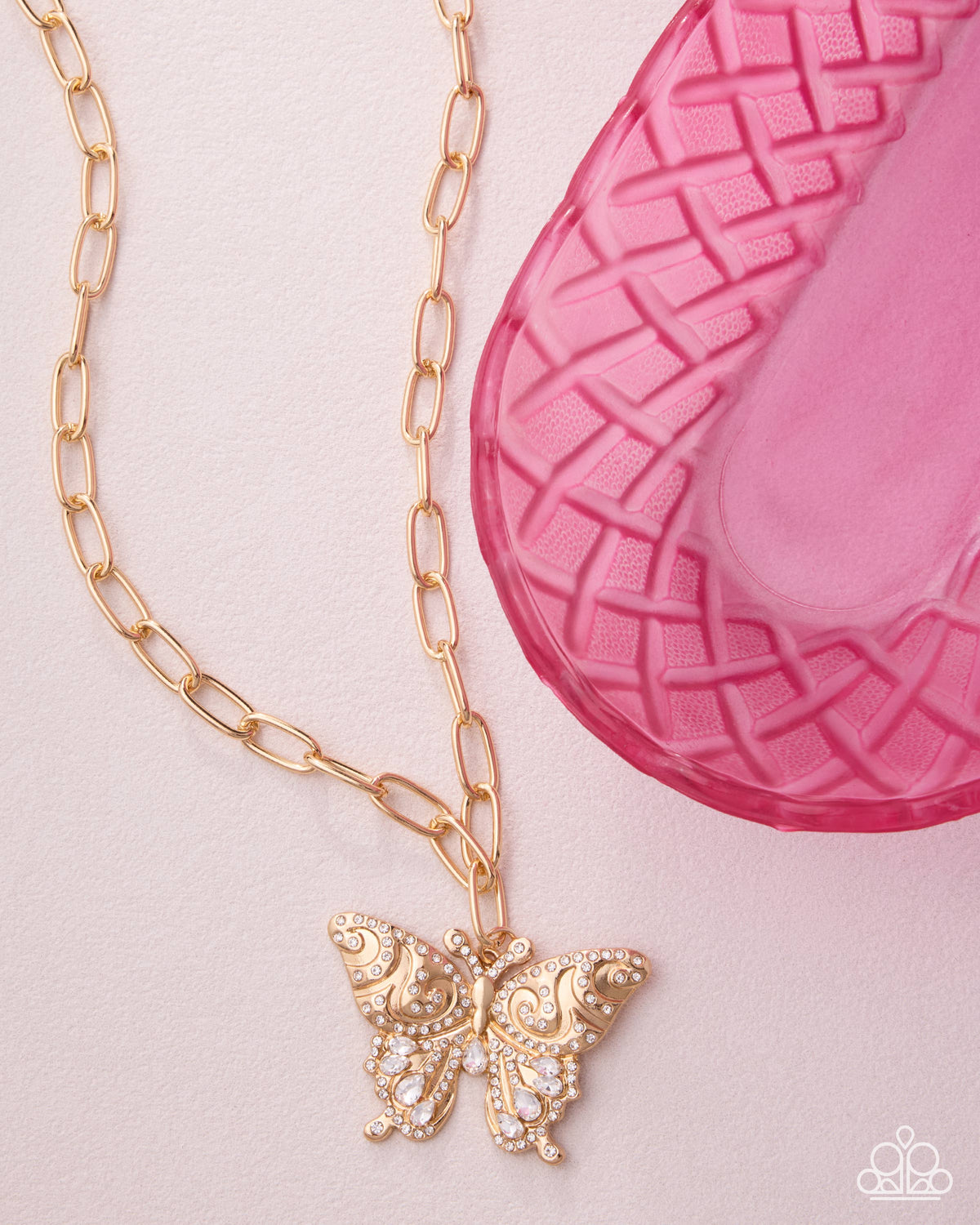 Aerial Ability - gold - Paparazzi necklace
