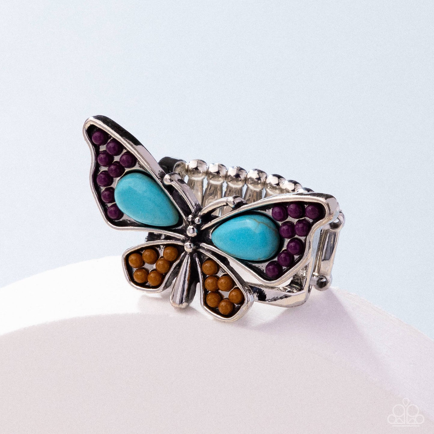 Aerial Acceleration - purple - Paparazzi ring