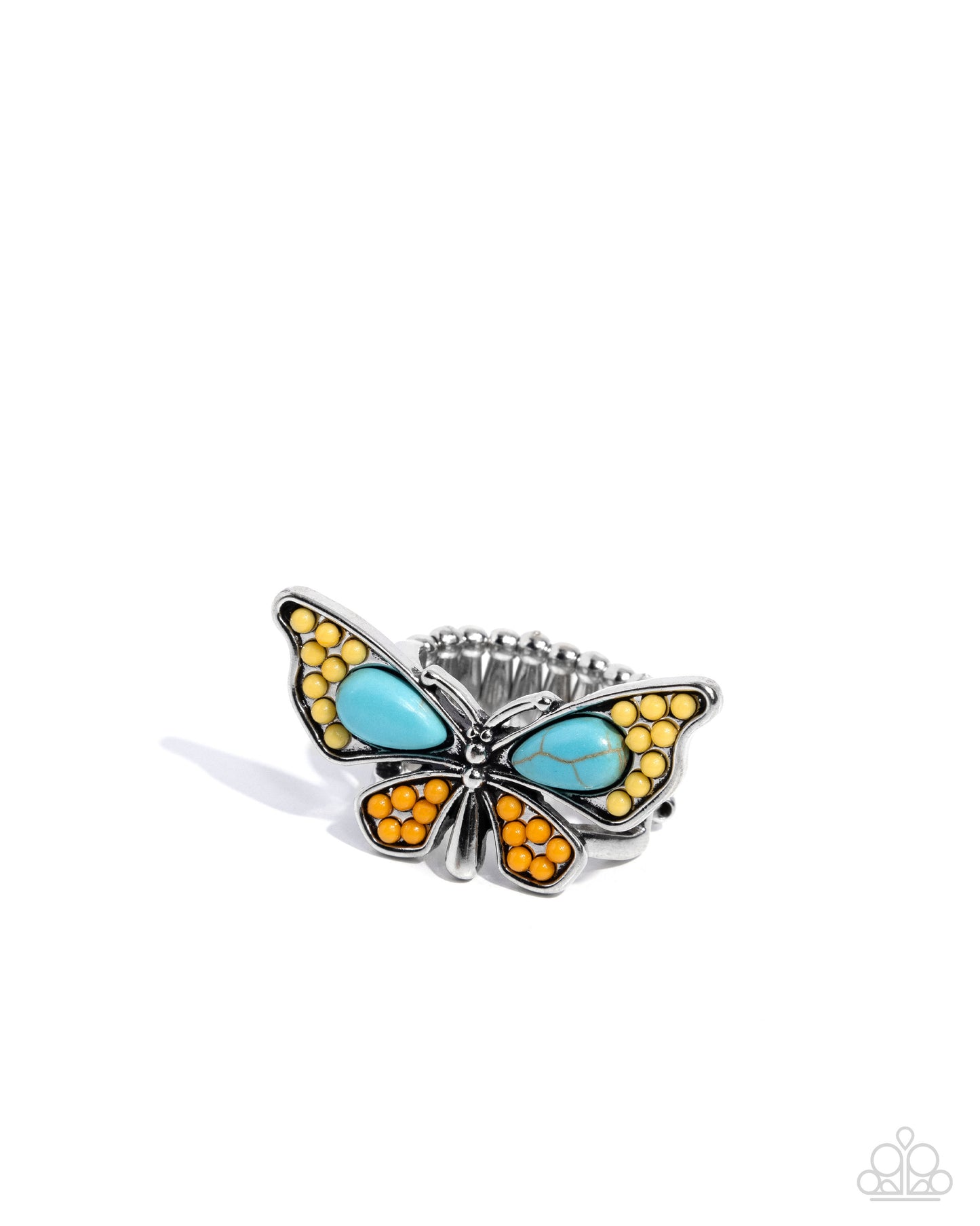 Aerial Acceleration - yellow - Paparazzi ring