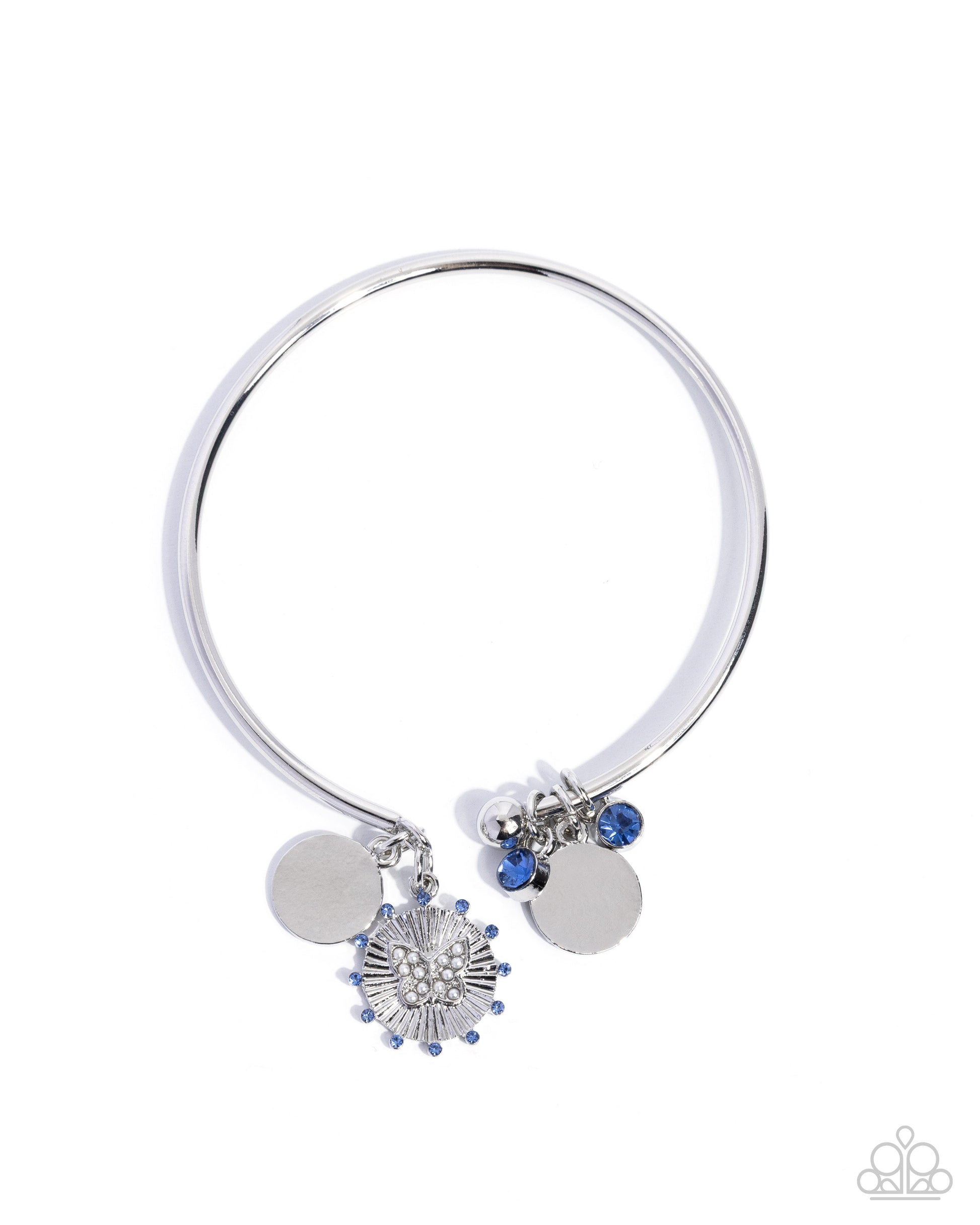 Aerial Acclaim - blue - Paparazzi bracelet