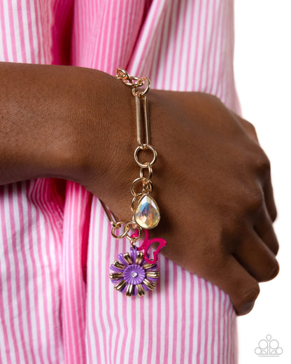 Aerial Accomplishment - purple - Paparazzi bracelet