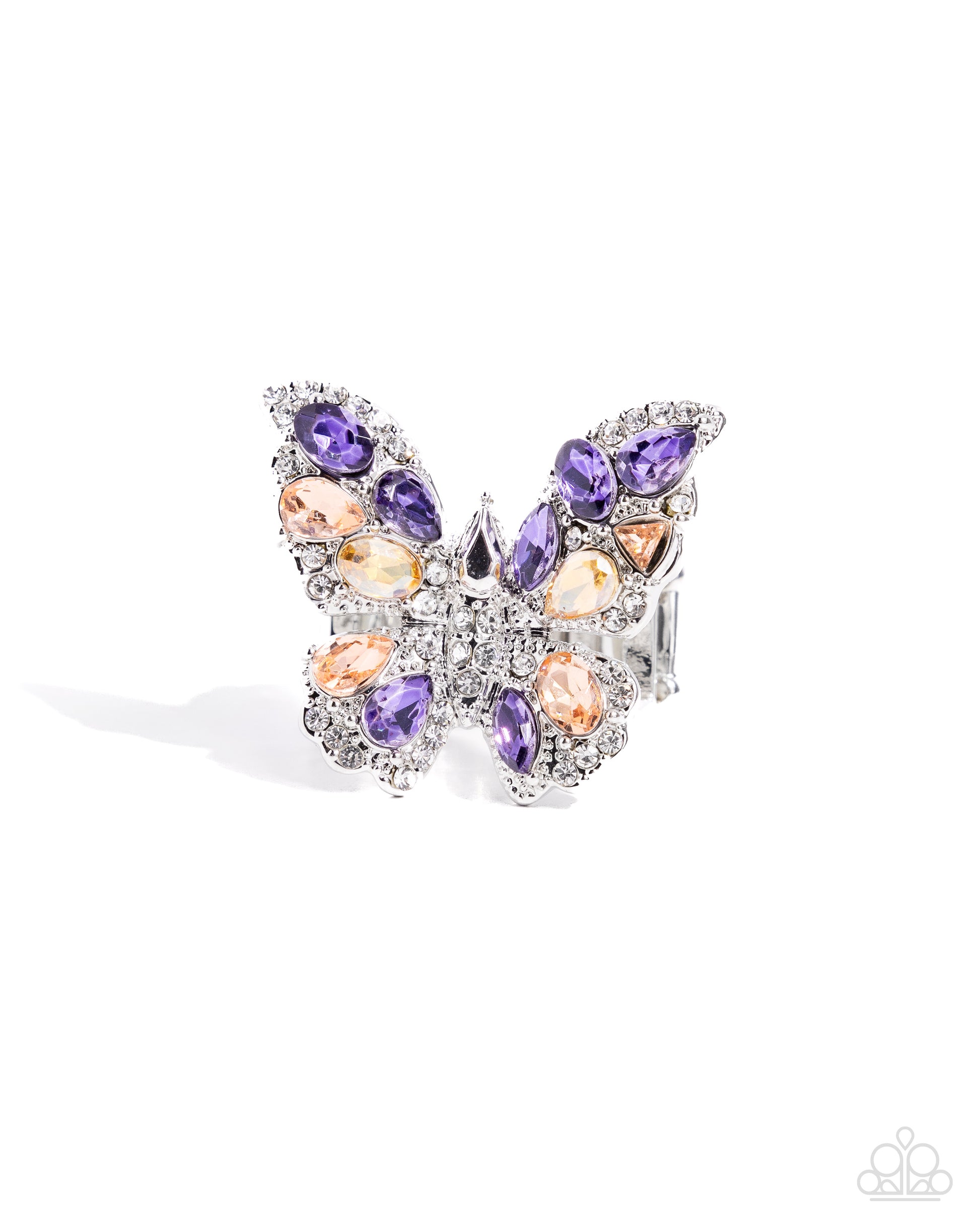 Aerial Admittance - purple - Paparazzi ring