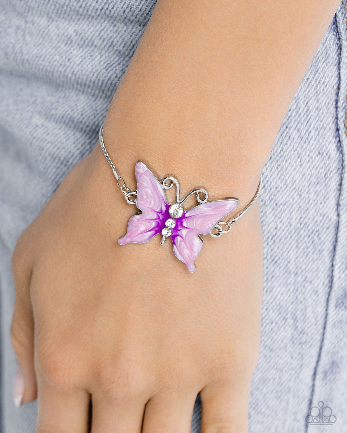 Aerial Adornment - purple - Paparazzi bracelet