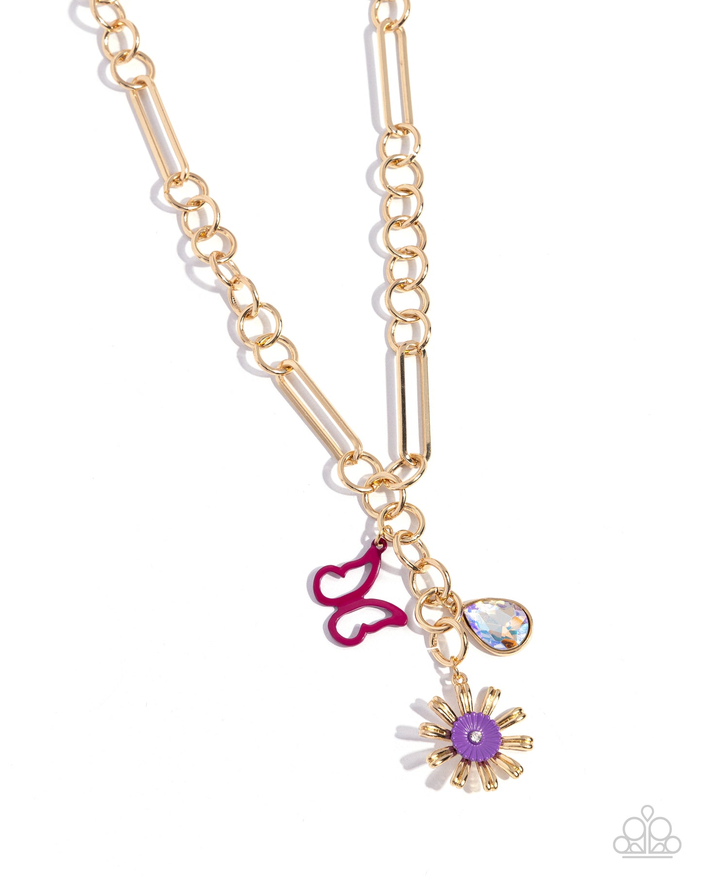 Aerial Adventure - purple - Paparazzi necklace