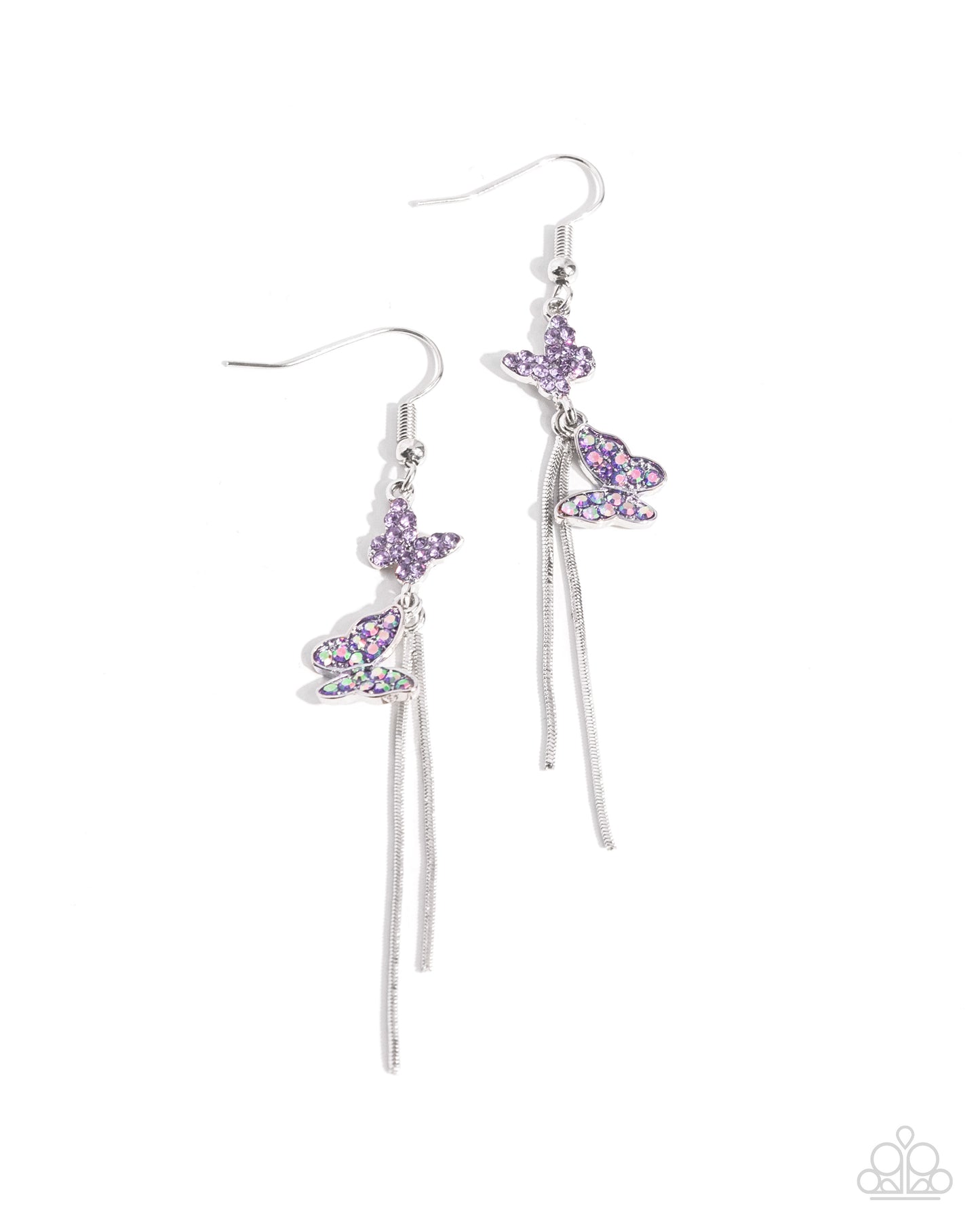 Aerial Affection - purple - Paparazzi earrings