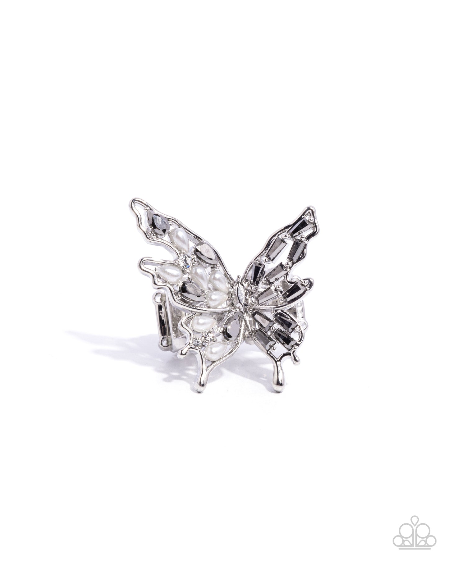 Aerial Allure - silver - Paparazzi ring