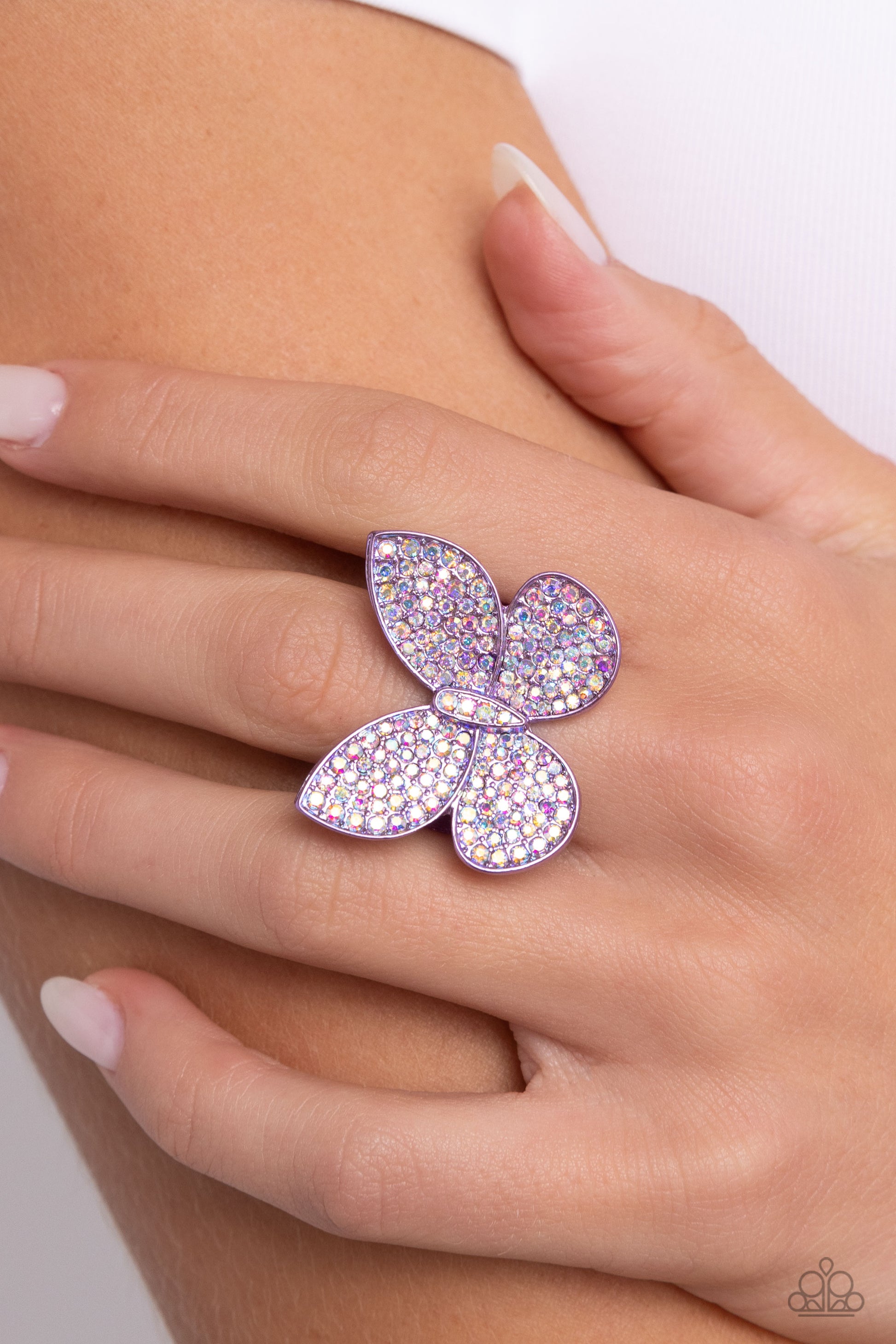 Aerial Ambassador - purple - Paparazzi ring