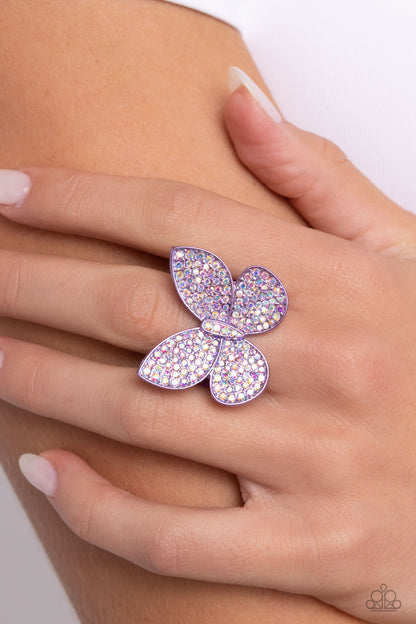 Aerial Ambassador - purple - Paparazzi ring