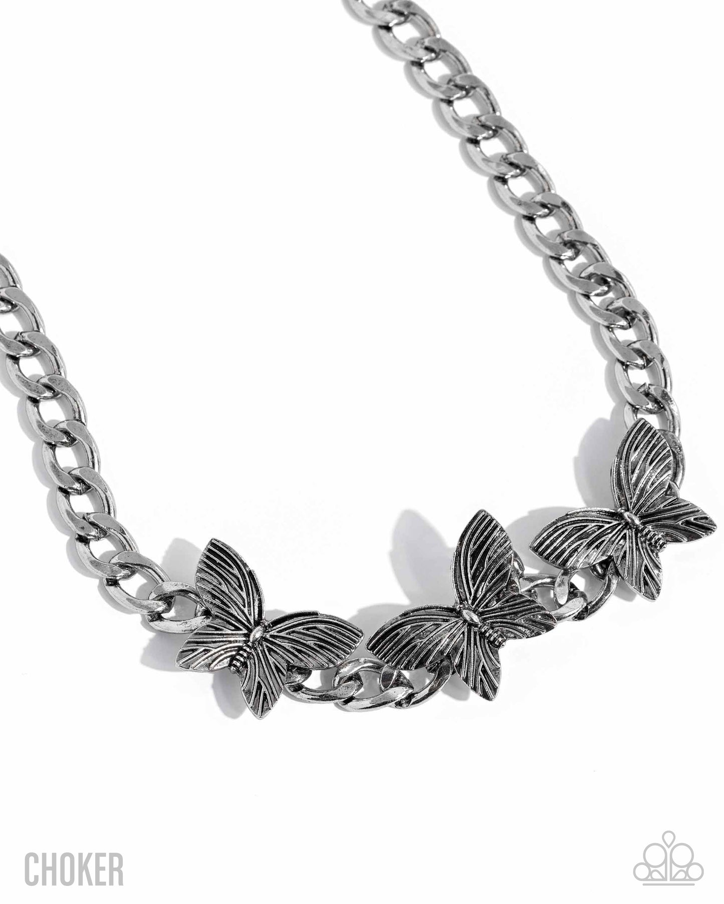 Aerial Ambition - silver - Paparazzi necklace