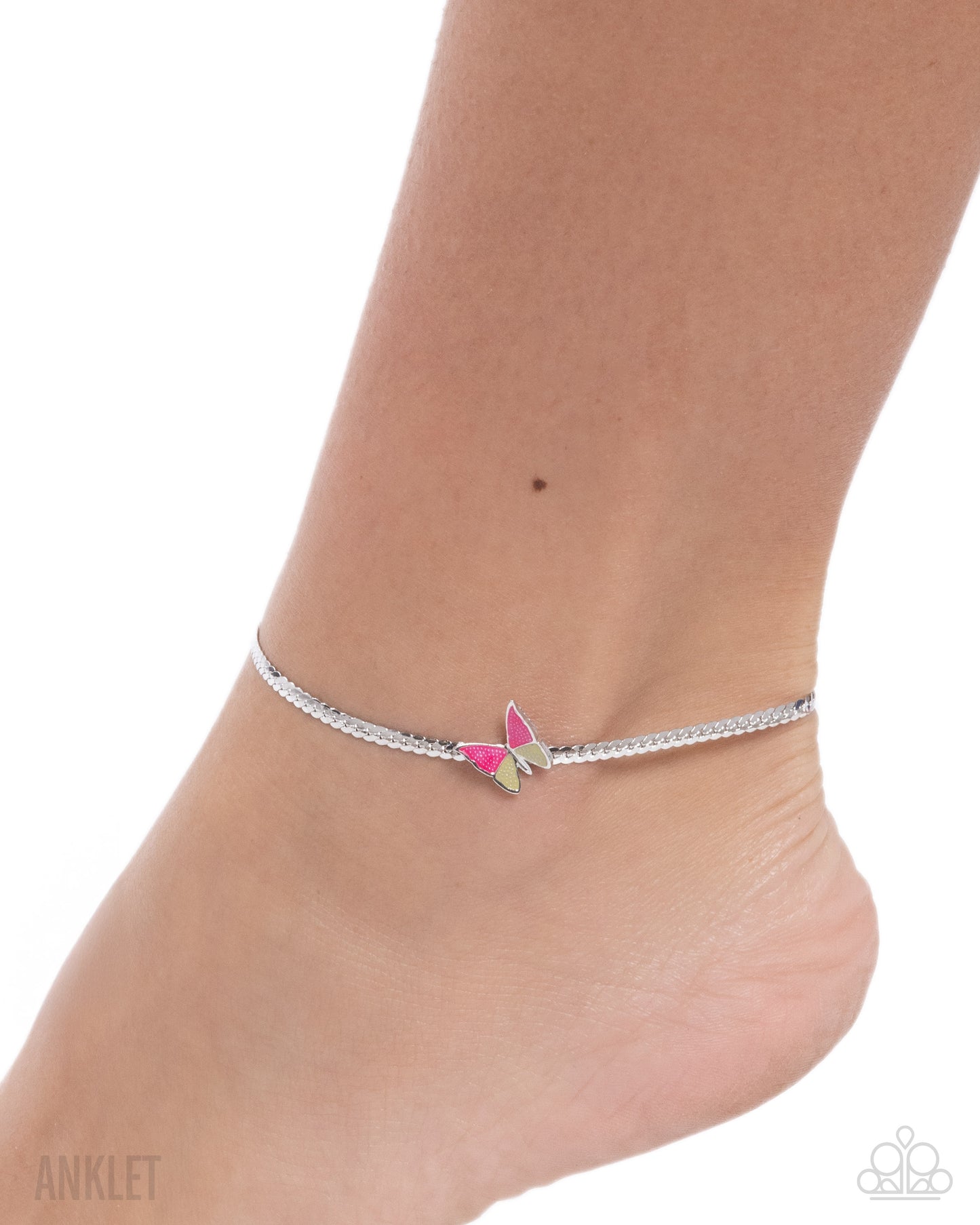 Aerial Atmosphere - pink - Paparazzi anklet