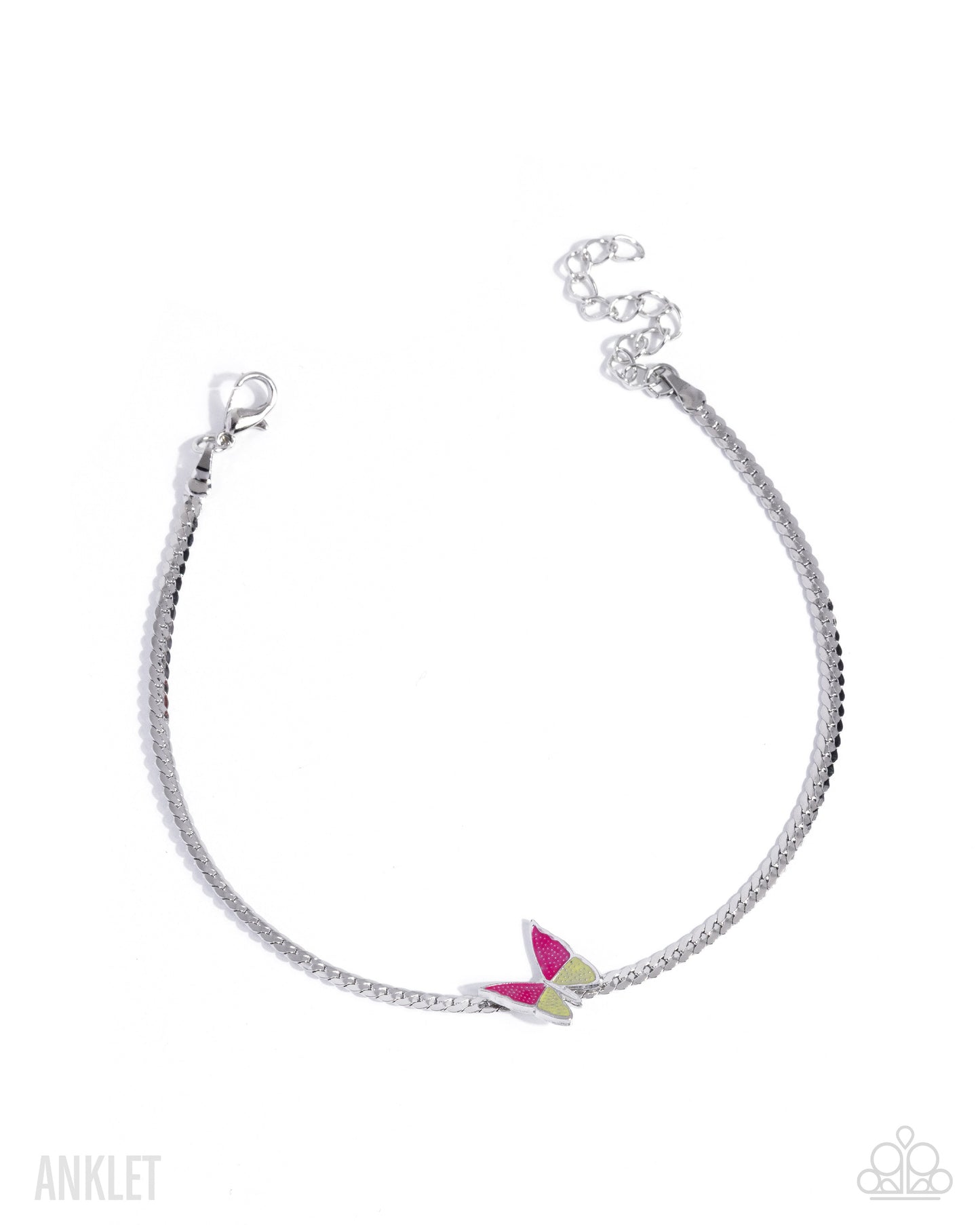Aerial Atmosphere - pink - Paparazzi anklet
