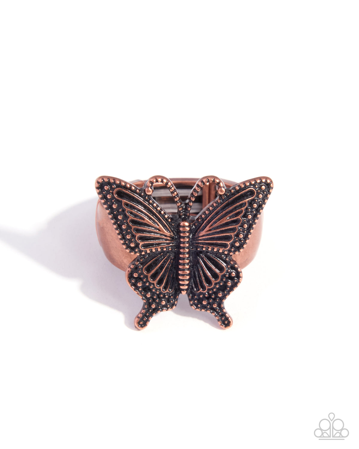 Aerial Attribute - copper - Paparazzi ring
