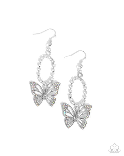 Aerial Avenue - multi - Paparazzi earrings