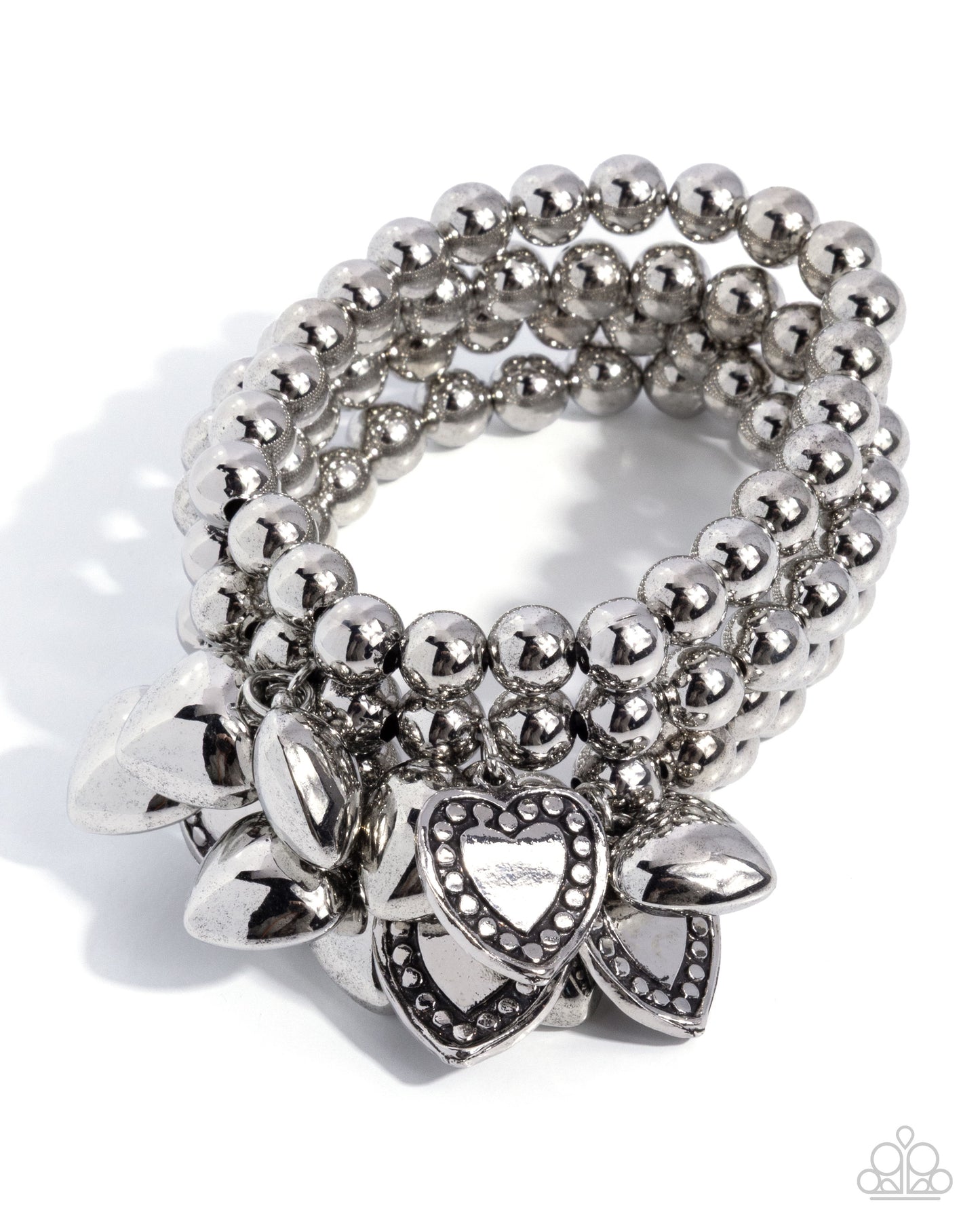 Affectionate Acclaim - silver - Paparazzi bracelet