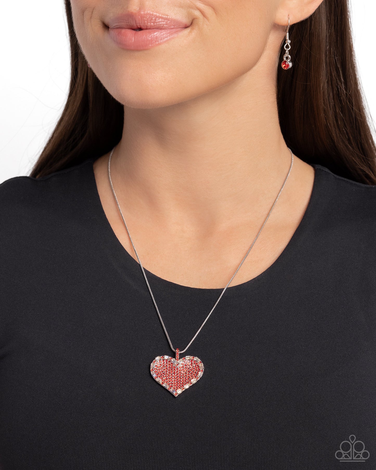 Affectionate Advance - red - Paparazzi necklace