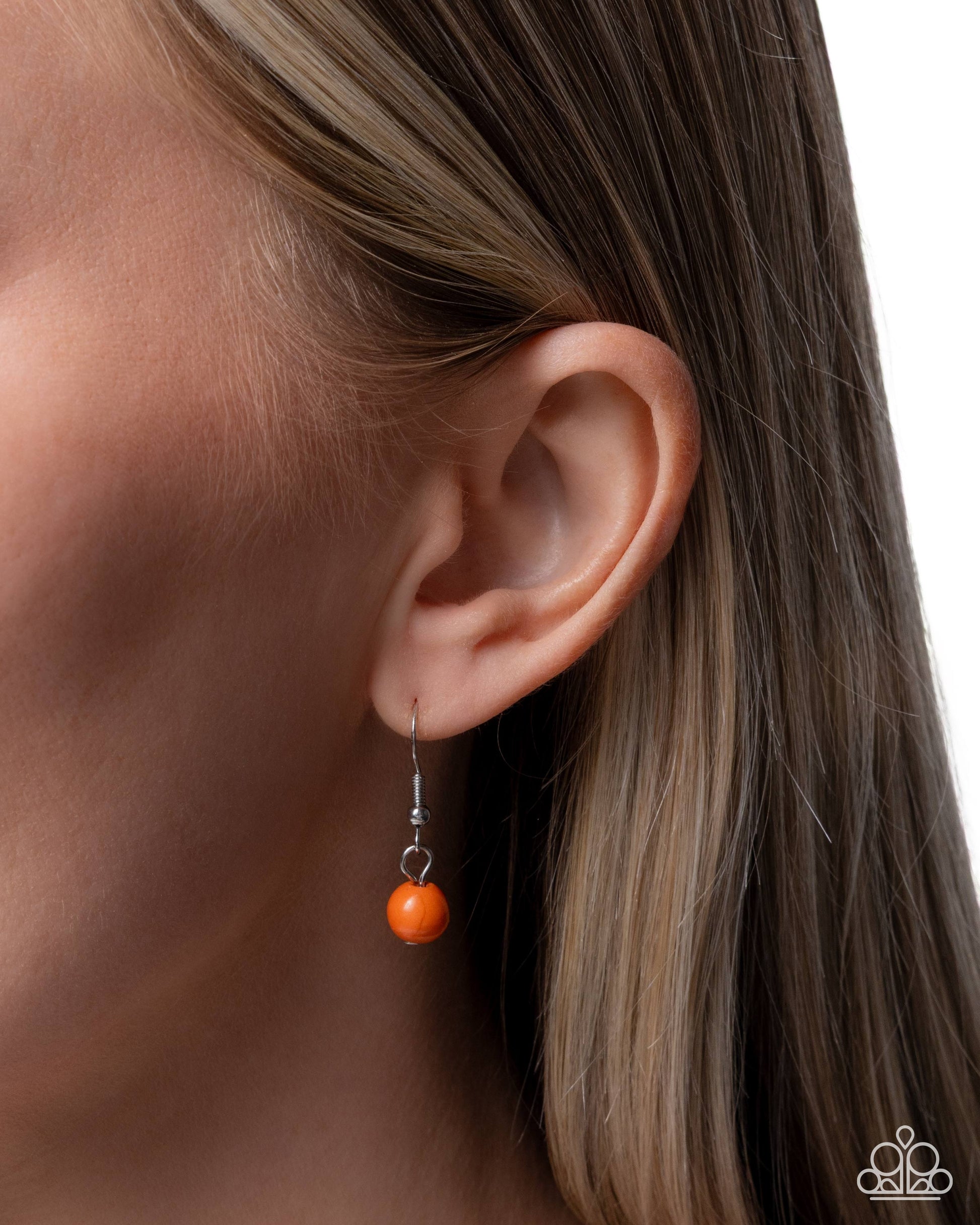 Affectionate Appraisal - orange - Paparazzi necklace