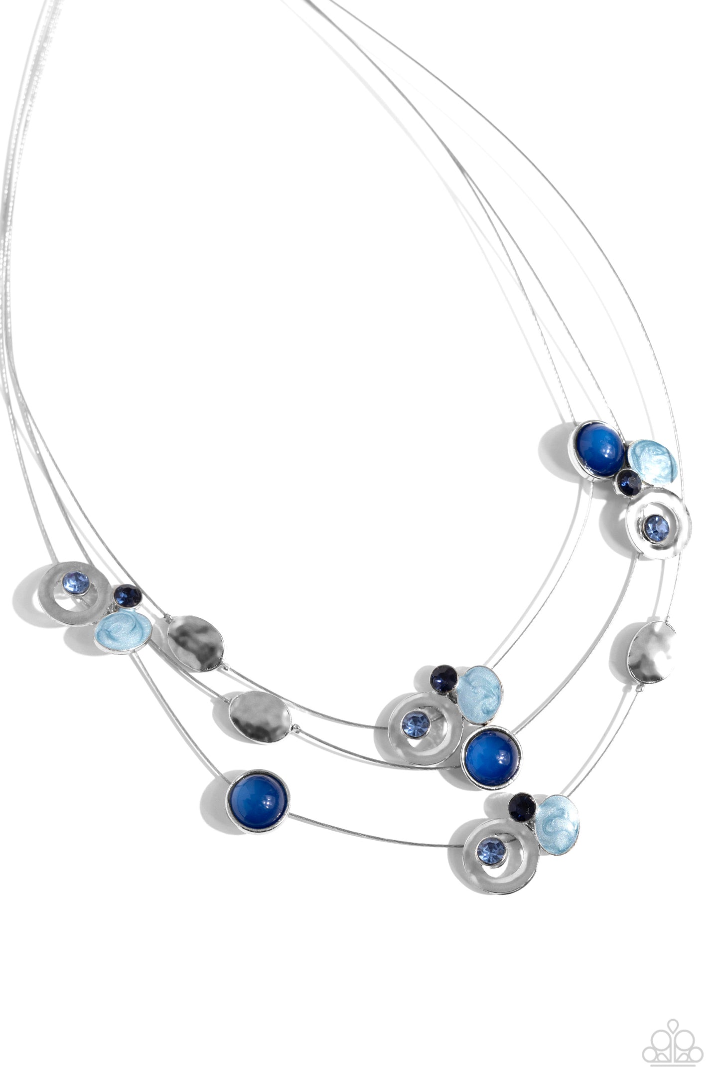 Affectionate Array - blue - Paparazzi necklace