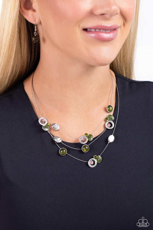 Affectionate Array - green - Paparazzi necklace