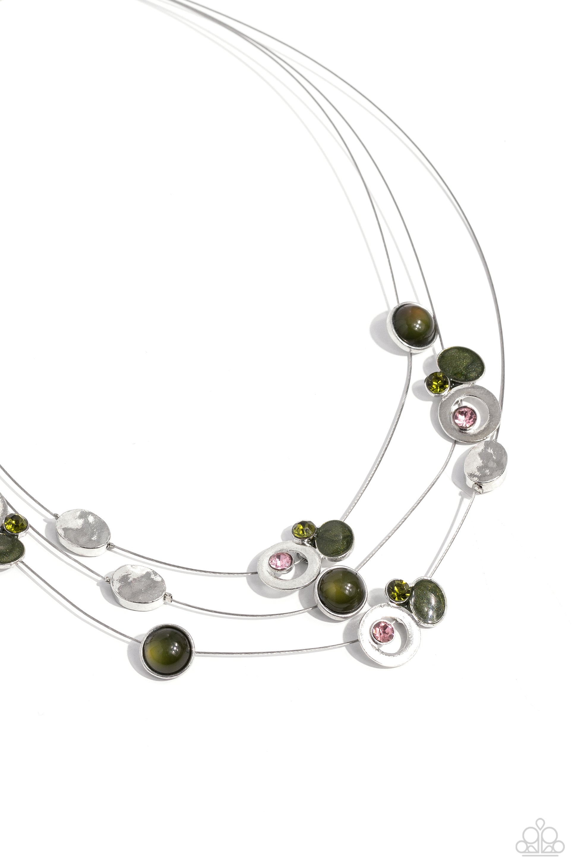 Affectionate Array - green - Paparazzi necklace