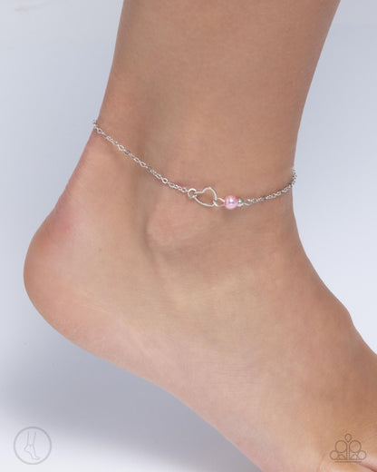 Affectionate Assertion - pink - Paparazzi anklet