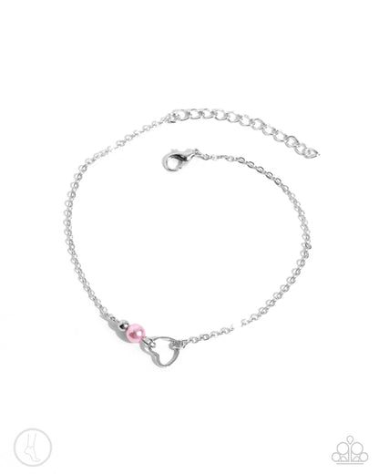 Affectionate Assertion - pink - Paparazzi anklet