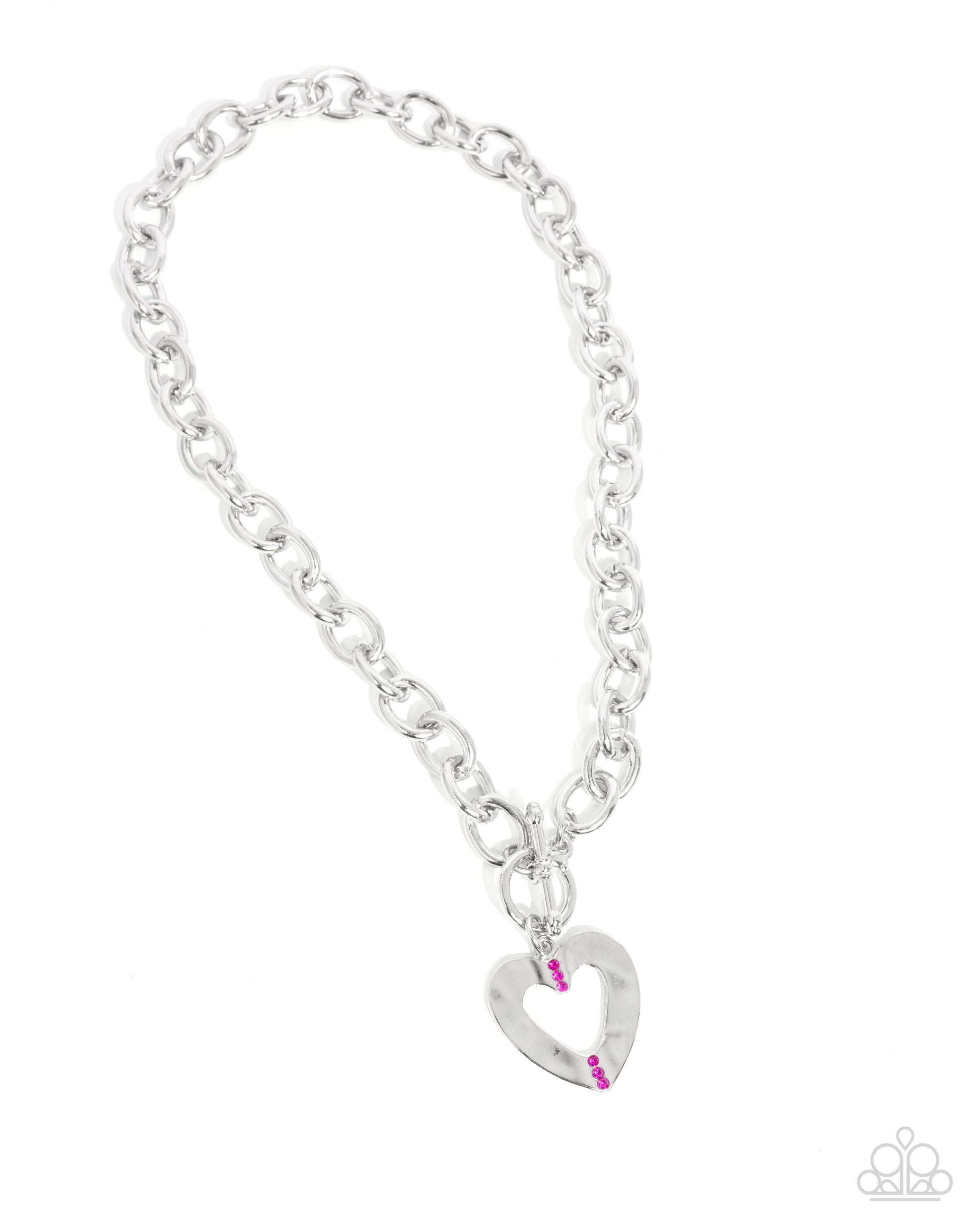 Affectionate Assist - pink - Paparazzi necklace