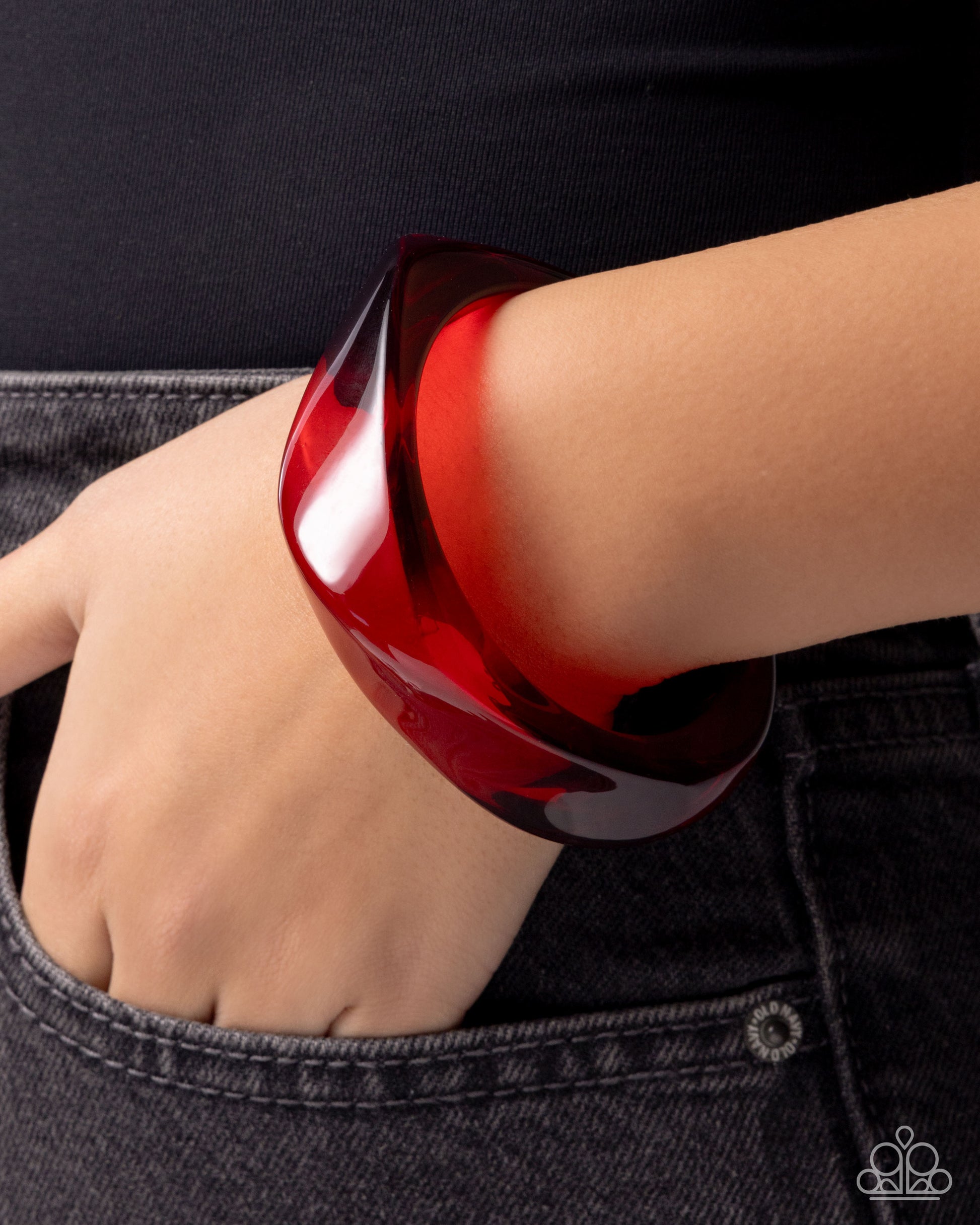 Affixed Allegro - red - Paparazzi bracelet