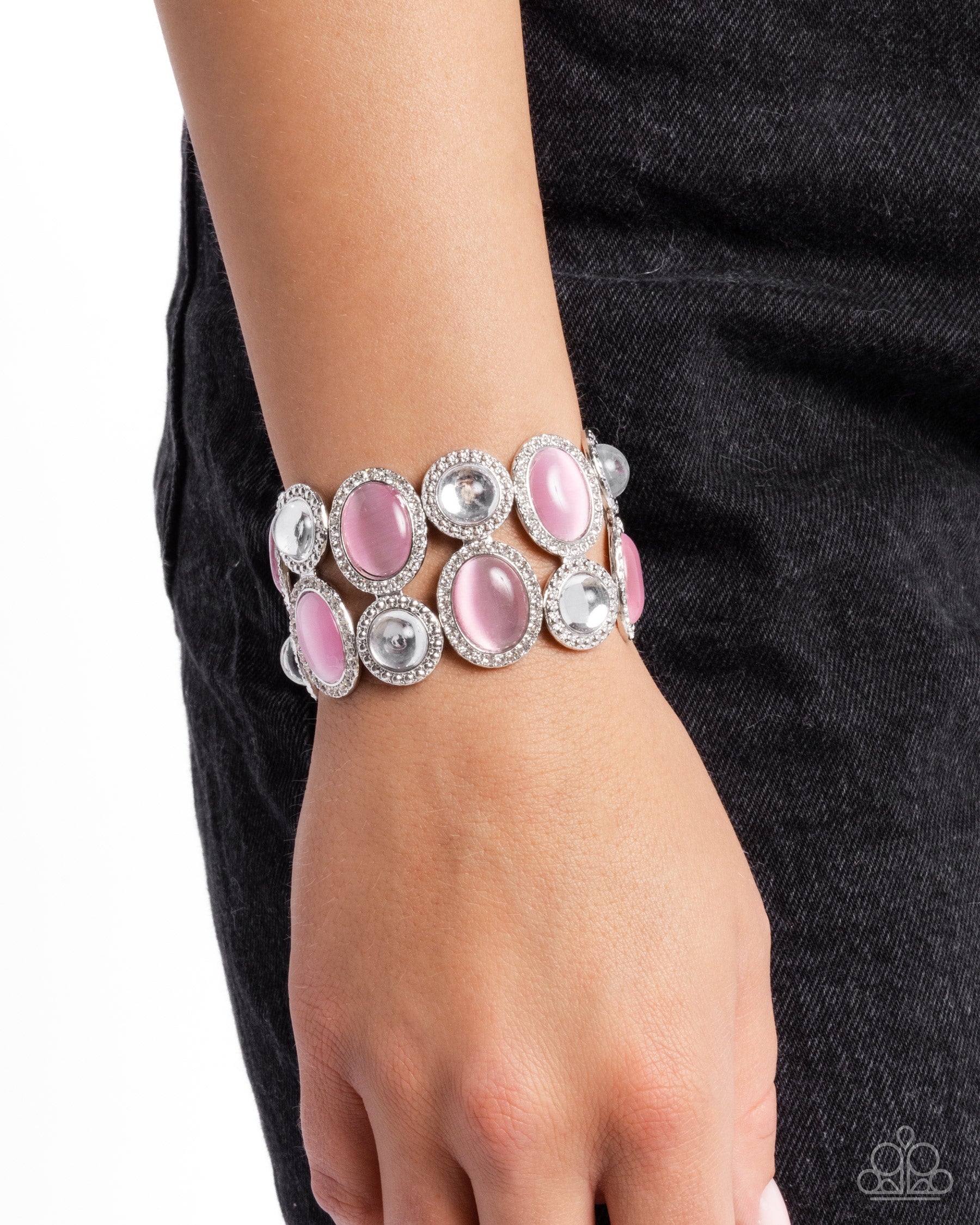 Affixed Appeal Pink Paparazzi Bracelet Jewelryblingthing