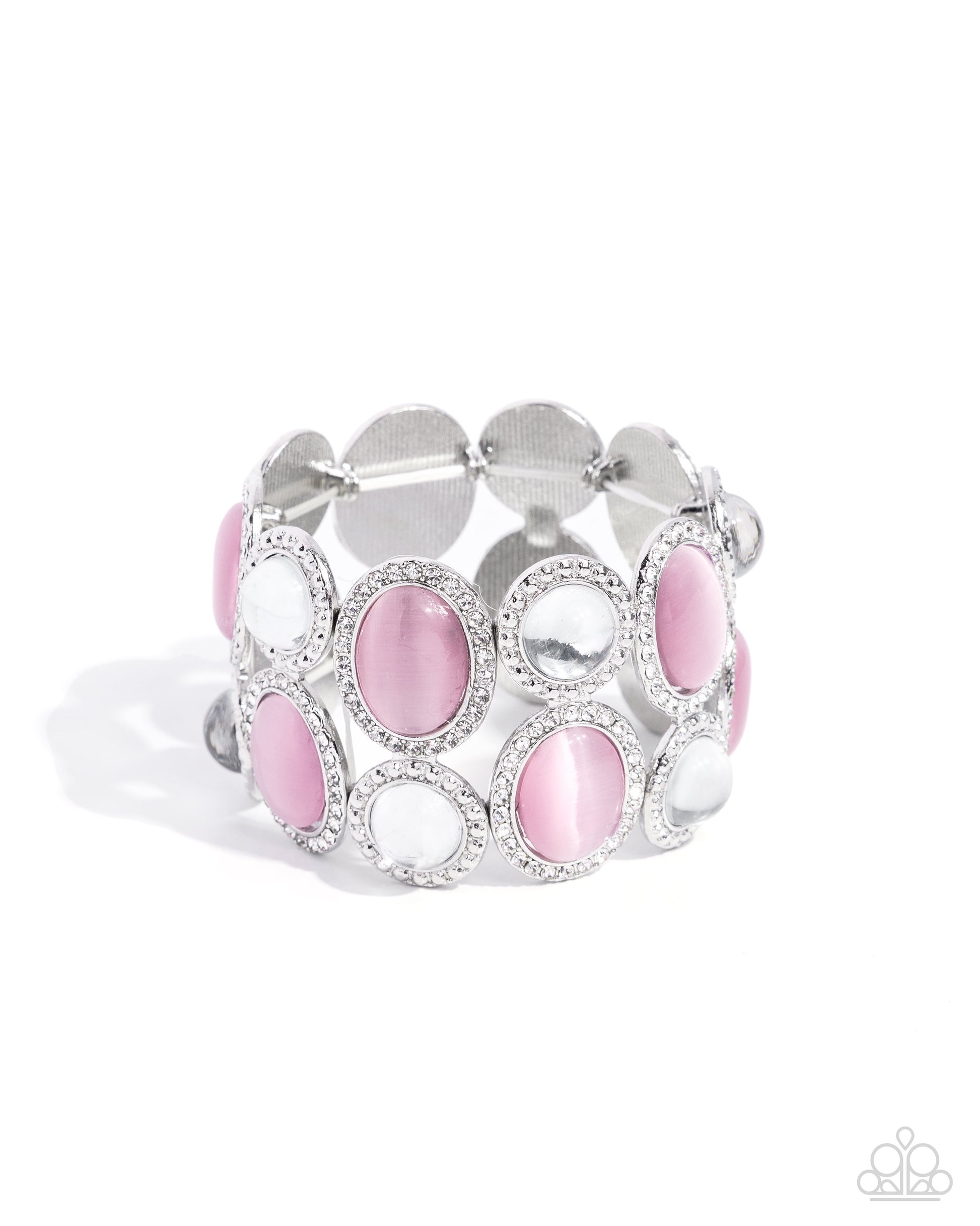 Affixed Appeal - pink - Paparazzi bracelet