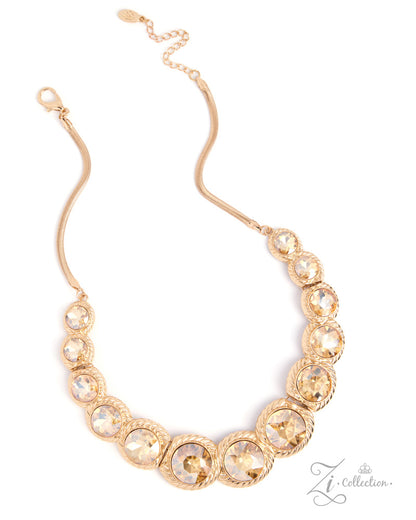 Aficionado - gold - Paparazzi Zi Collection Necklace