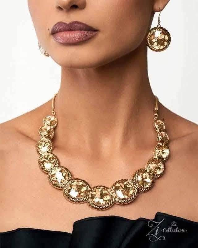 Aficionado - gold - Paparazzi Zi Collection Necklace