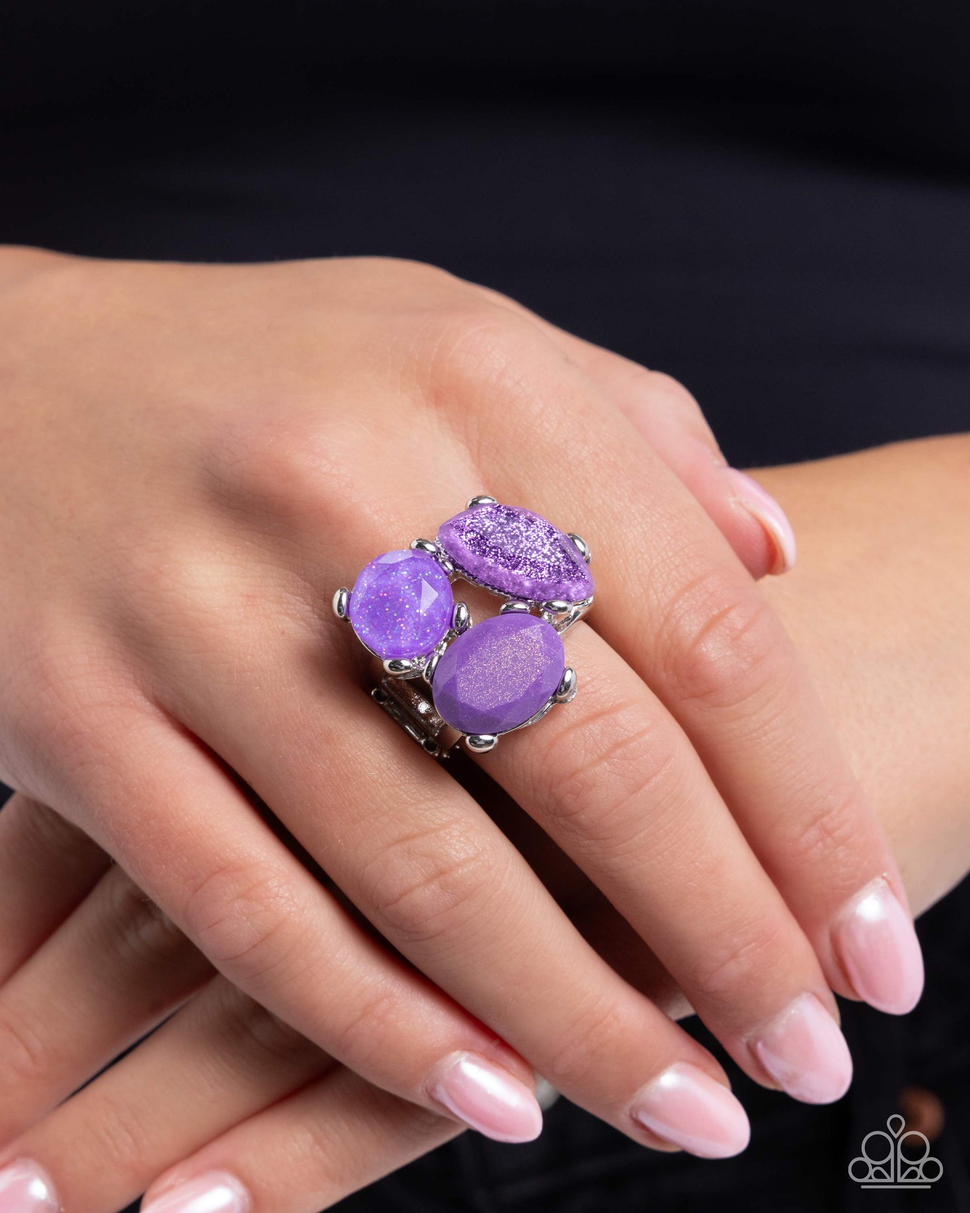 Aha Moment - purple - Paparazzi ring