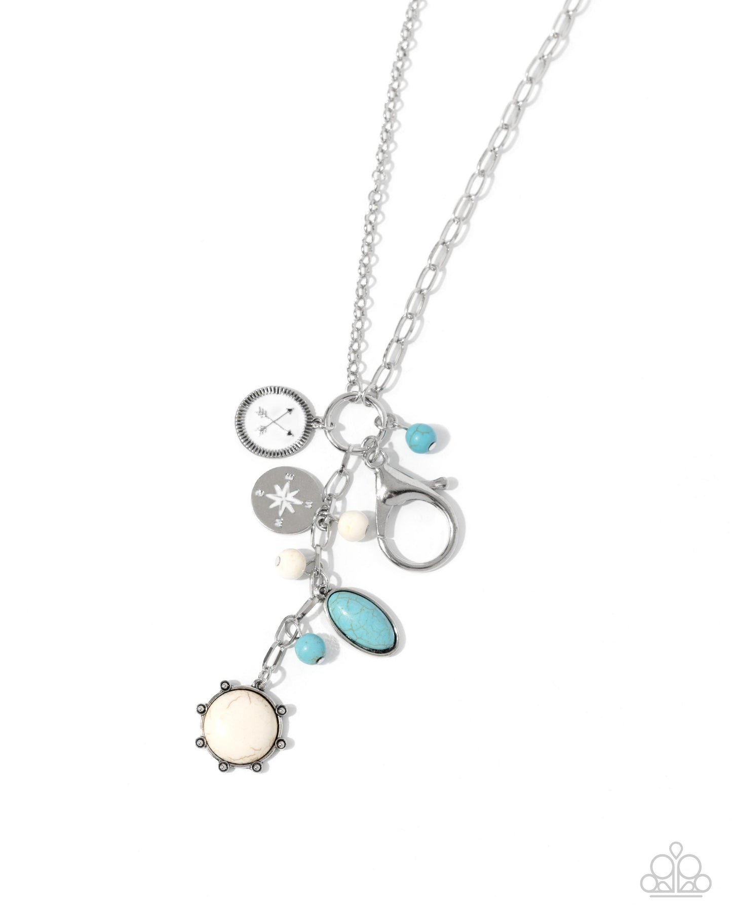 Aid to Navigation - white - Paparazzi LANYARD necklace