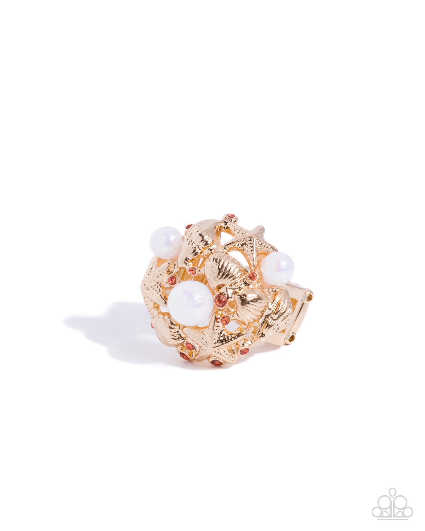 All About That Ocean - orange - Paparazzi ring