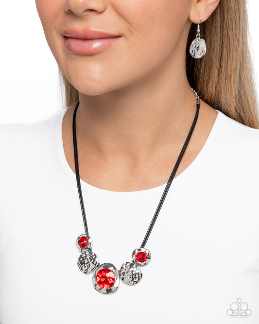 All I Want Is New - red - Paparazzi necklace