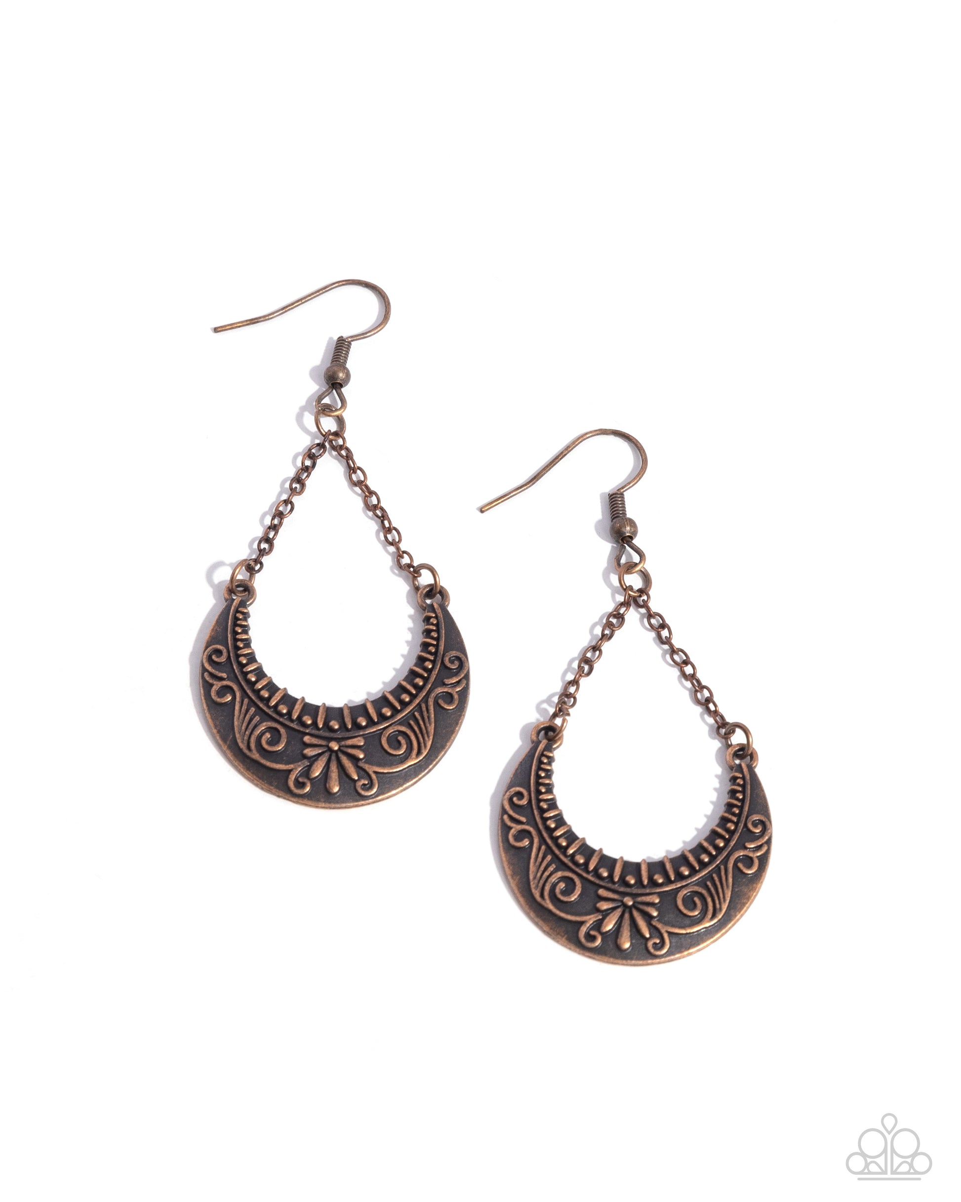All in the PASTURE - copper - Paparazzi earrings