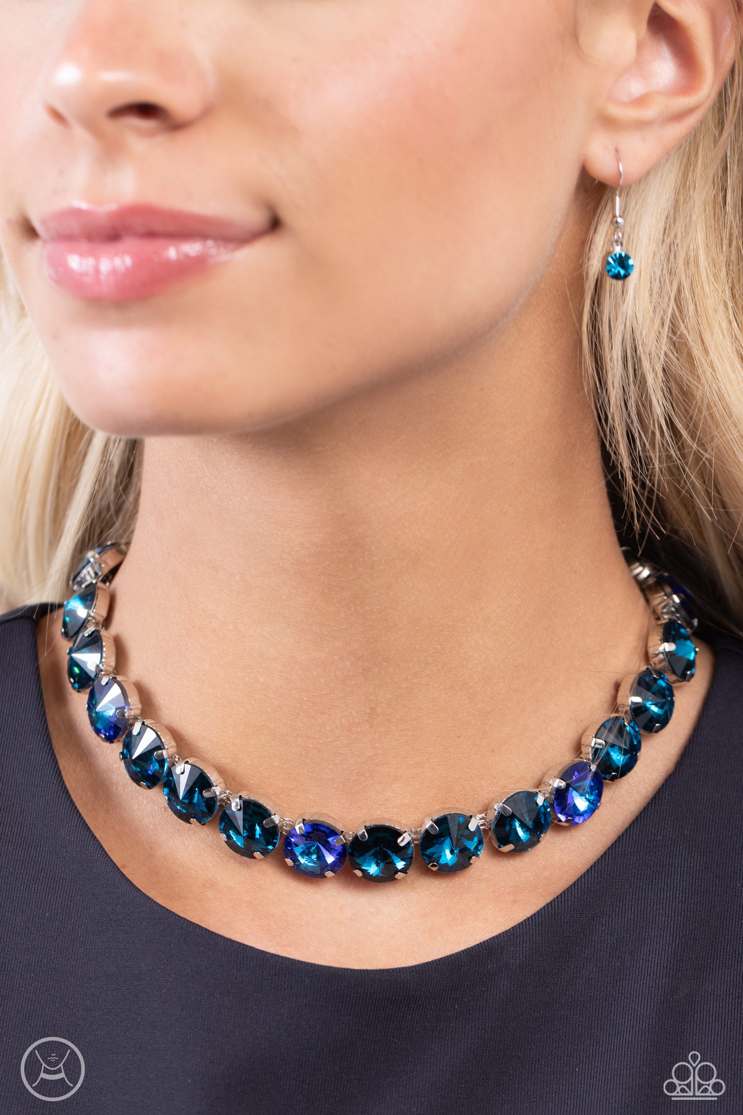 Alluring A-Lister - blue - Paparazzi necklace