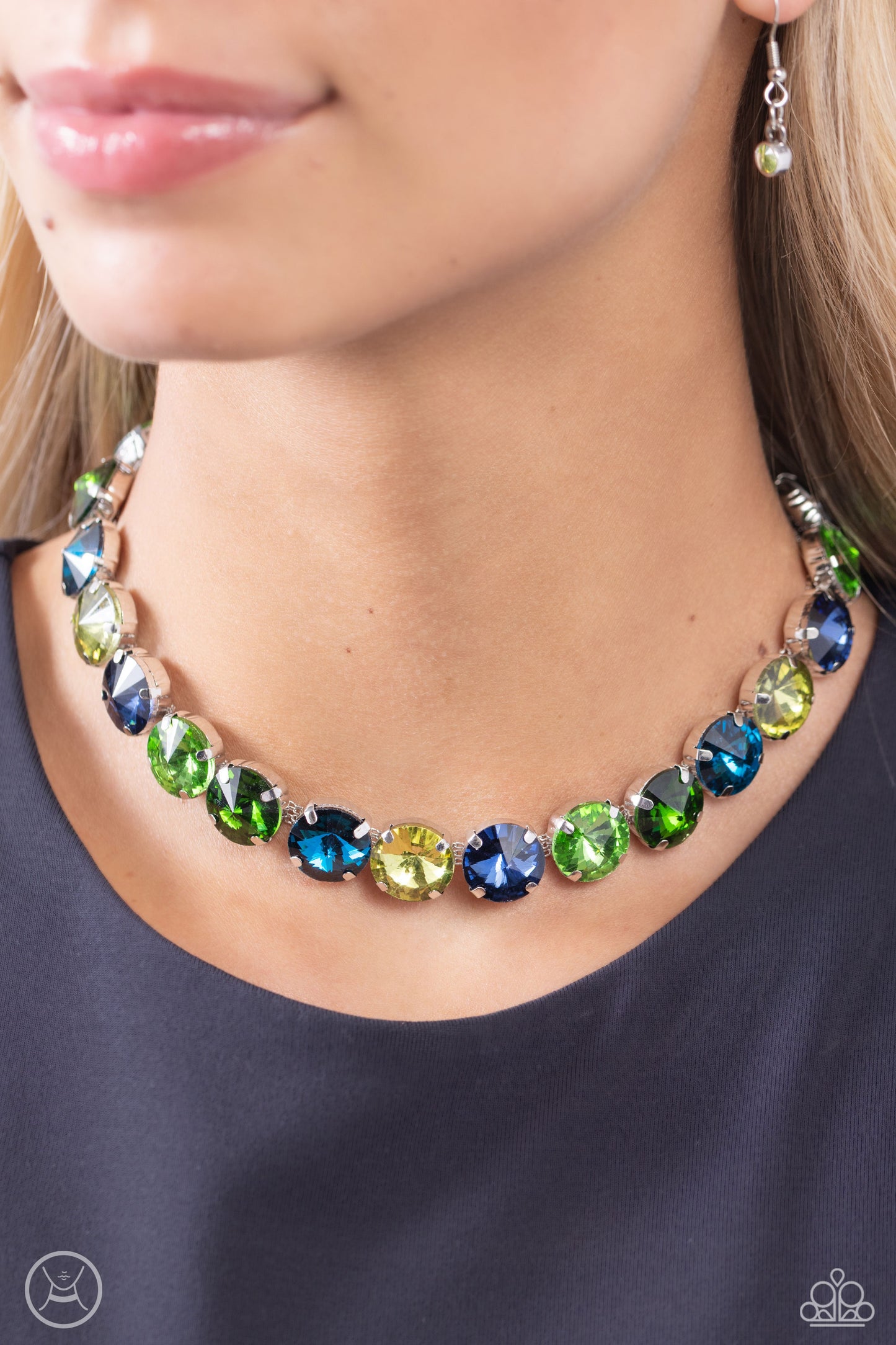 Alluring A-Lister - green - Paparazzi necklace