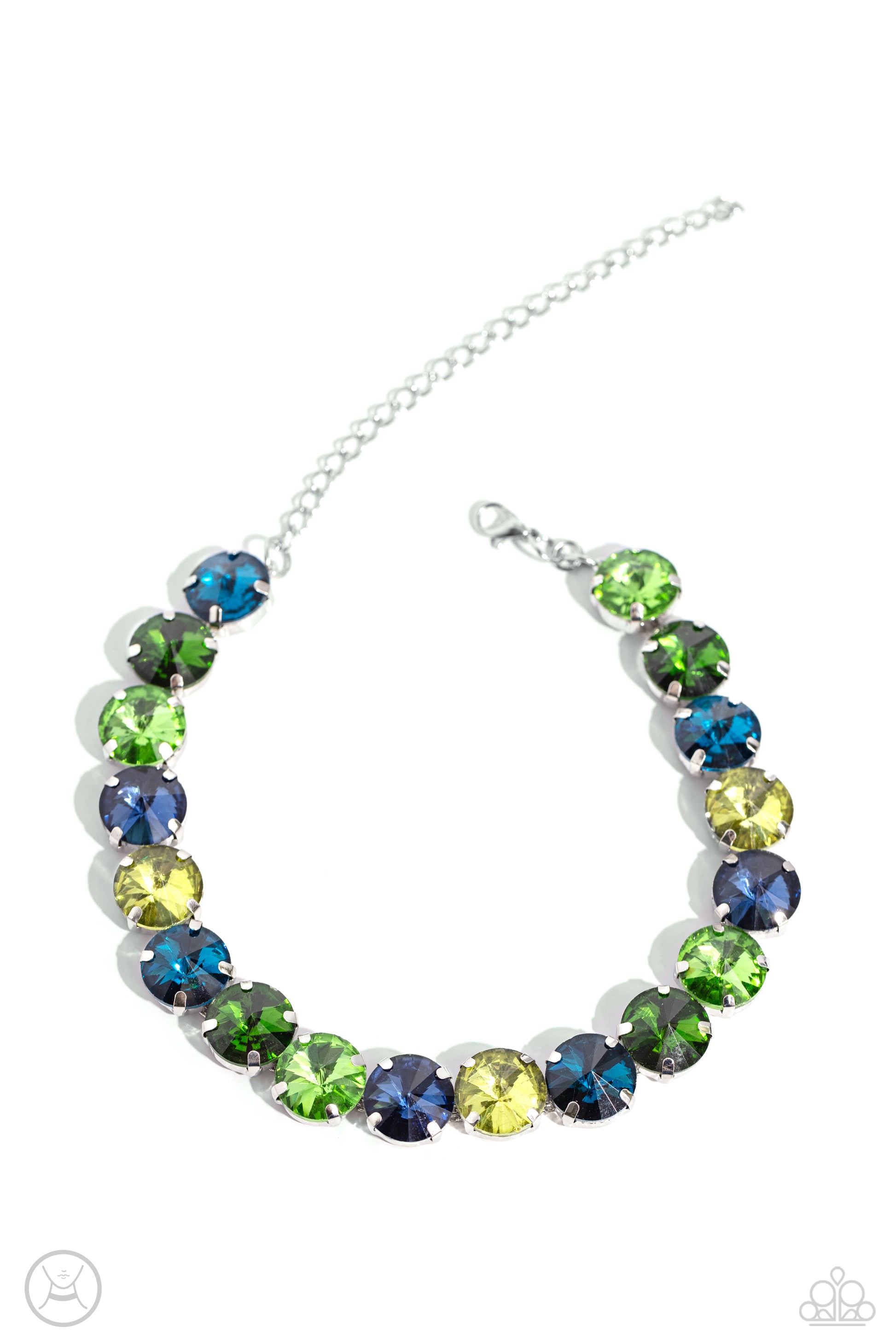 Alluring A-Lister - green - Paparazzi necklace