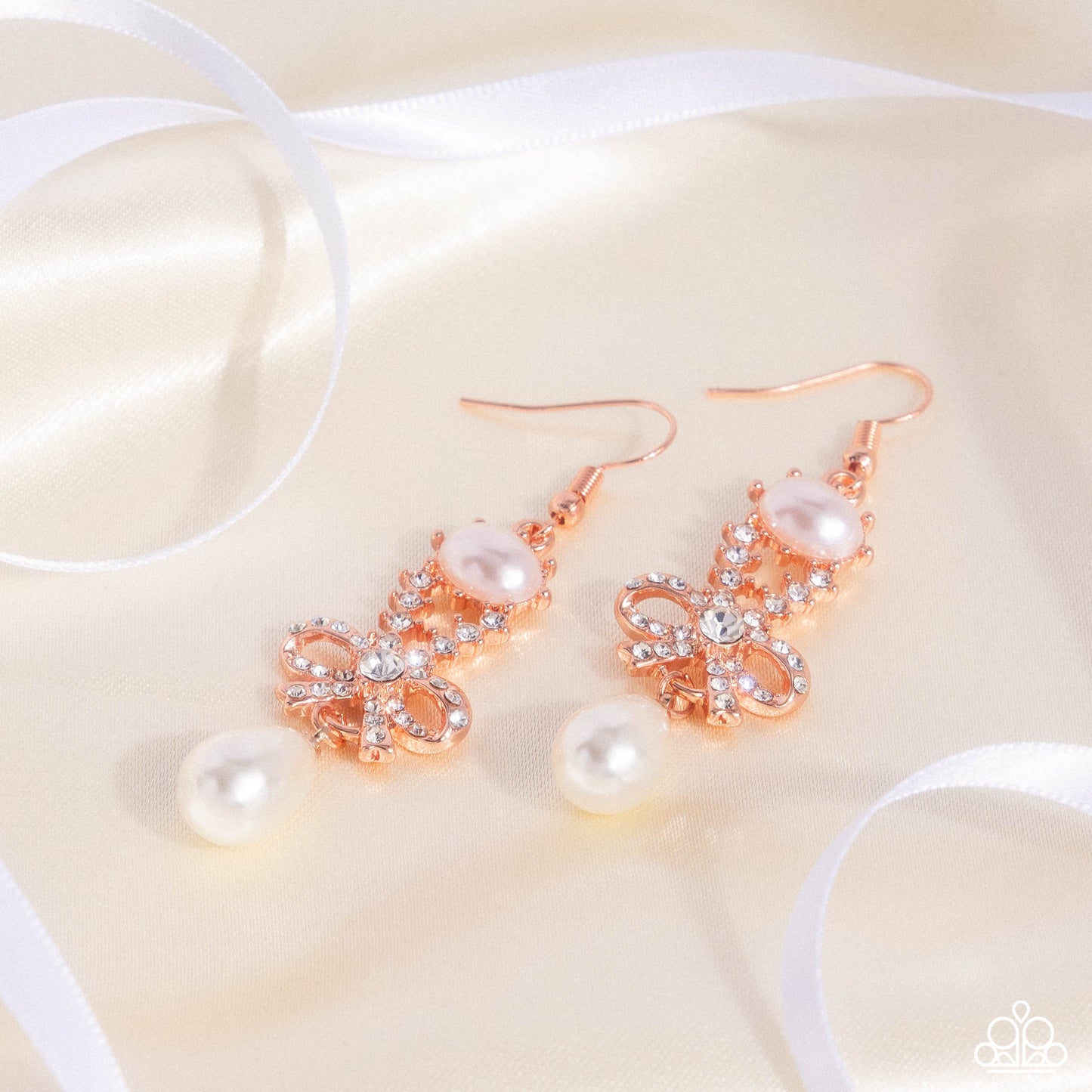 Alluring Advocate - copper - Paparazzi earrings