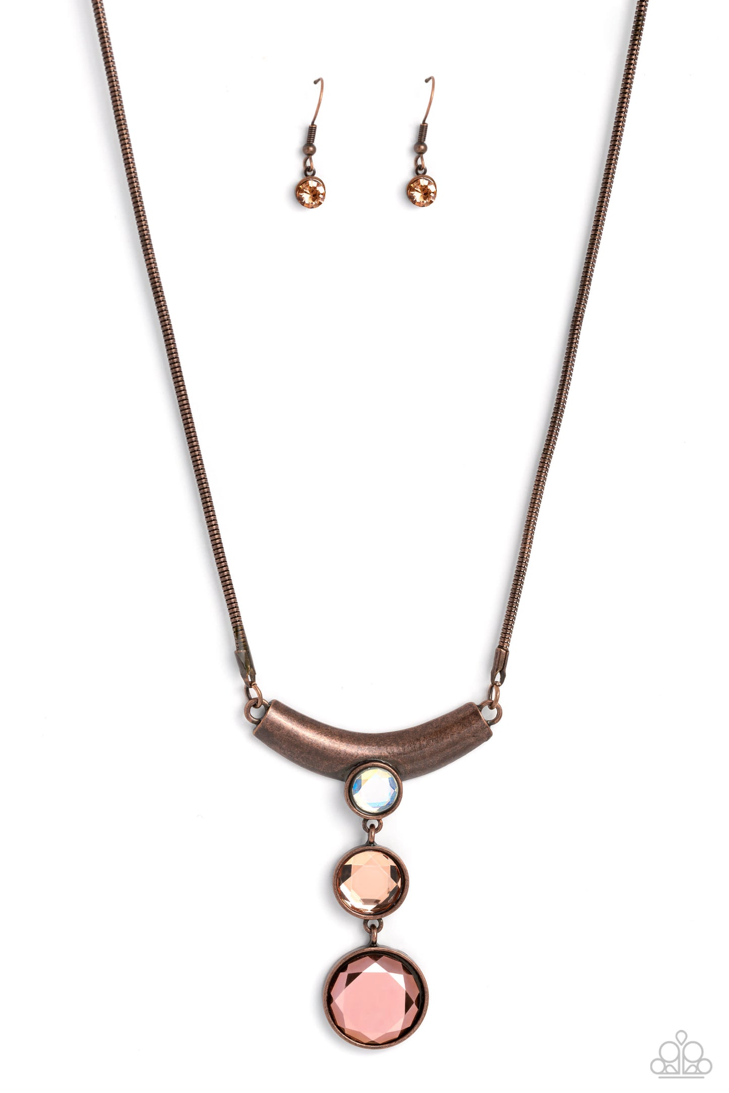 Alluring Andante - copper - Paparazzi necklace