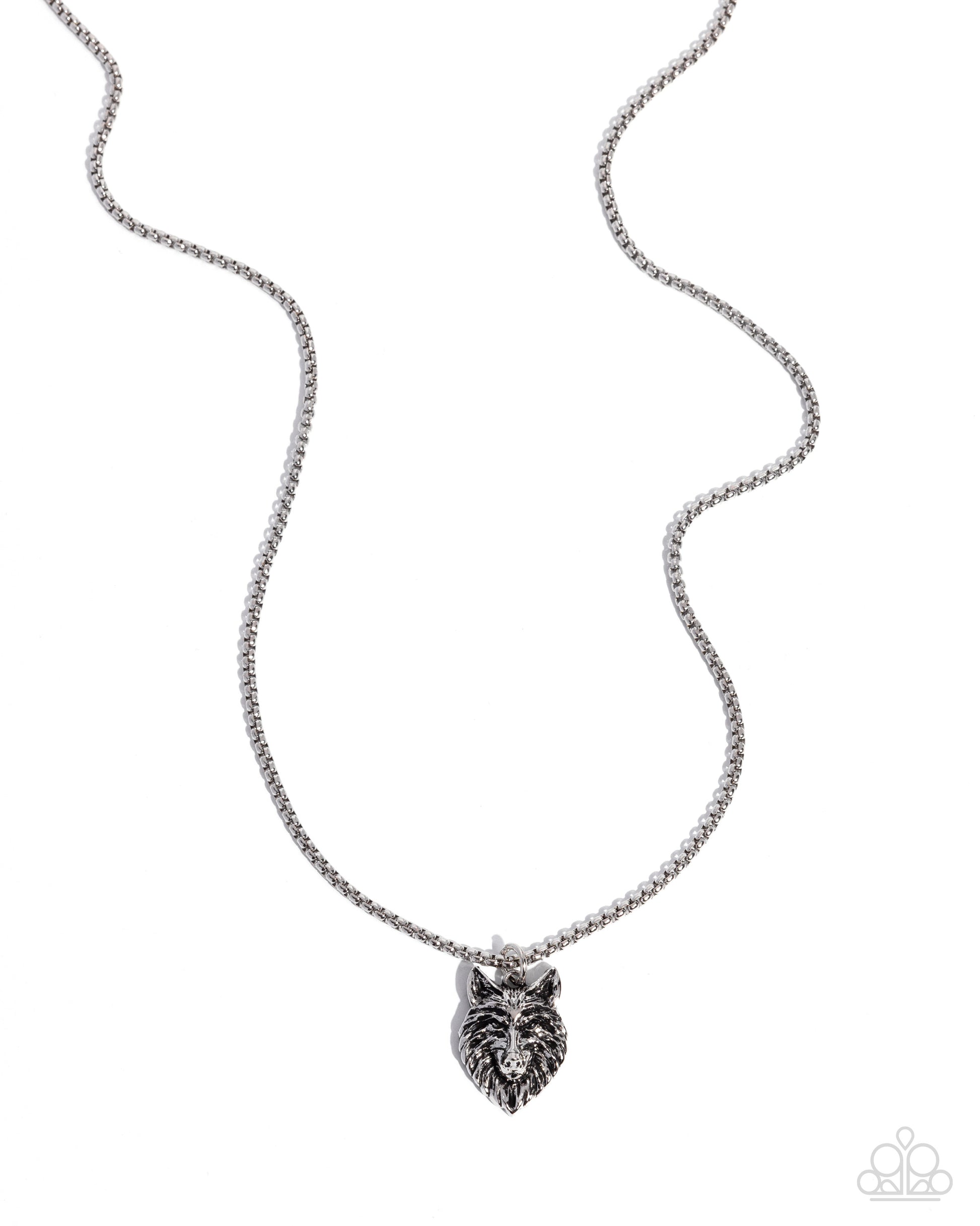 Alphas Call - silver - Paparazzi MENS necklace