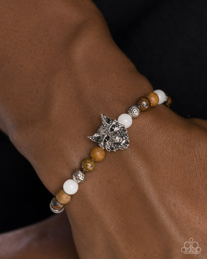 Alphas Claim - brown - Paparazzi MENS bracelet