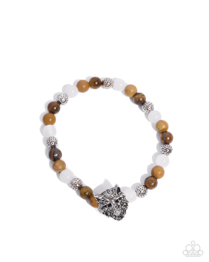 Alphas Claim - brown - Paparazzi MENS bracelet