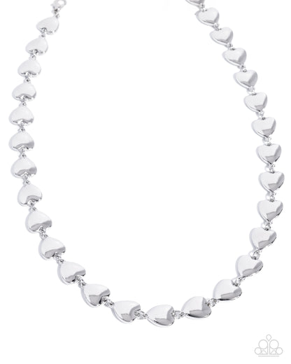 Already Gone - silver - Paparazzi necklace