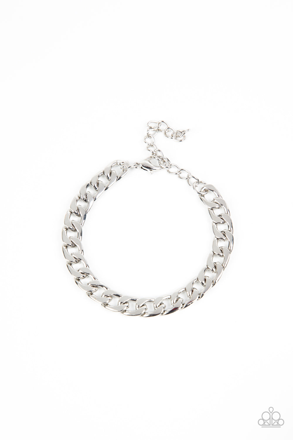 Alternative Anthem - silver - Paparazzi MENS bracelet